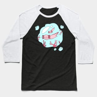 Axolotl Baseball T-Shirt